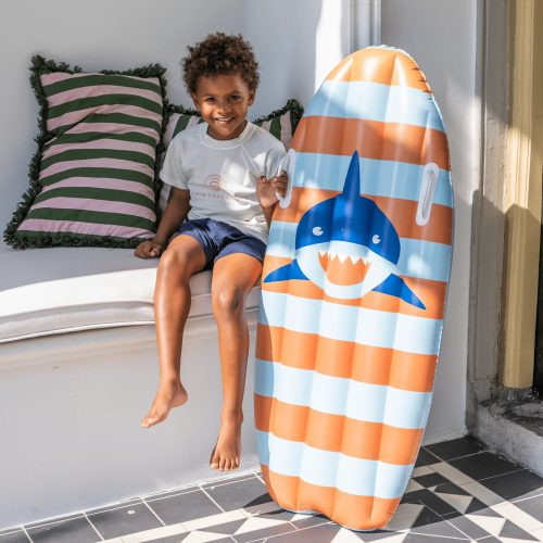 Swim Essentials felfújható szörfdeszka - Striped Shark – alternatív kép 2