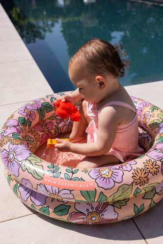 Swim Essentials gyerek medence 60 cm - Pink Blossom – alternatív kép 1