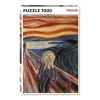 Munch - A sikoly, 1000 db (552946) Munch - Der Schrei , Művészeti kirakó, 3–5 év, Többszínű
