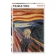 Munch - A sikoly, 1000 db (552946) Munch - Der Schrei , Művészeti kirakó, 3–5 év, Többszínű