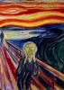 Munch - A sikoly, 1000 db (552946) Munch - Der Schrei , Művészeti kirakó, 3–5 év, Többszínű