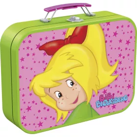   Bibi Blocksberg 2x60, 2x100 db Puzzle Box - Fém kofferben (55595) Bibi Blocksberg puzzle-box