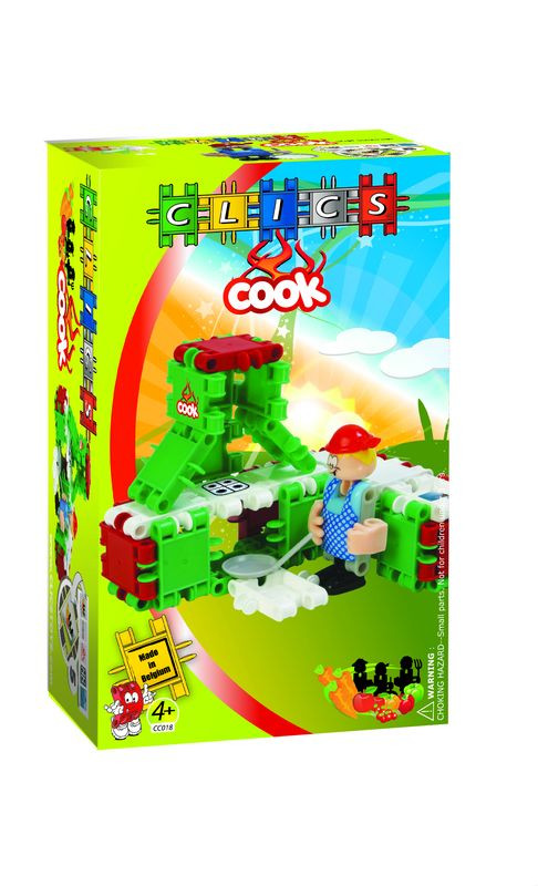 Konyha szakáccsal (CC018) Cook with kitchen Clics építőjáték – alternatív kép 1