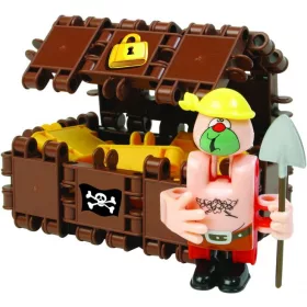 Kalózkincs (CC023) Pirate with spade Clics építőjáték