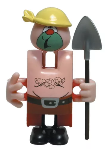 Kalózkincs (CC023) Pirate with spade Clics építőjáték