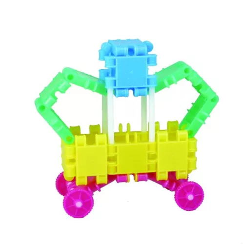 Henger építőkészlet - Csillogó (16 építmény) (CK025) Clics építőjáték  Clics tube 16 constructions Glitter