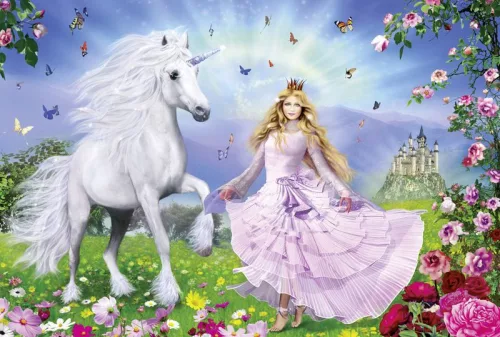Egyszarvúak hercegnője, 100 db (55565) Princess of the unicorns