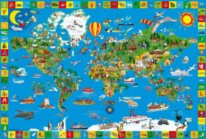 Legyűgöző világunk, 200 db (56118) Deine bunte Erde / Your amazing world – fő nézet