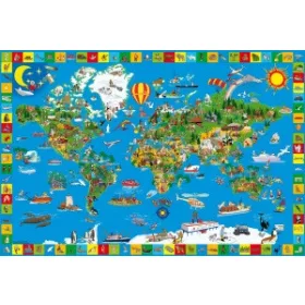   Legyűgöző világunk, 200 db (56118) Deine bunte Erde / Your amazing world