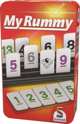 MyRummy fémdobozban (51281) MyRummy (ex 51207) Römi táblajáték