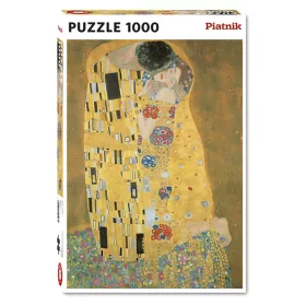 Klimt: A csók 1000db (545962) 1000 db-os kirakó, 3–5 év, Többszínű