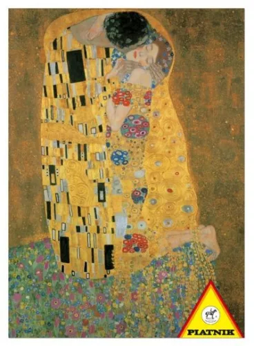 Klimt: A csók 1000db (545962) 1000 db-os kirakó, 3–5 év, Többszínű