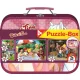 Bibi & Tina, 2x100, 2x150 db, Puzzle Box - Fém kofferrel (56509) 