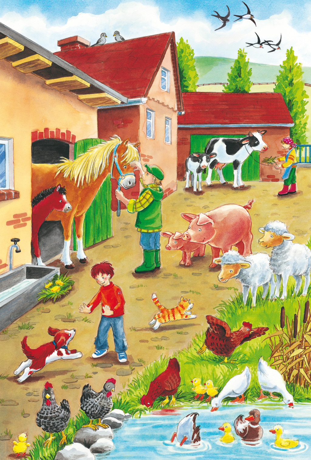 A farmon, 3x24 db (56216) Auf dem Bauernhof / On the farm, 3x24 db – fő nézet