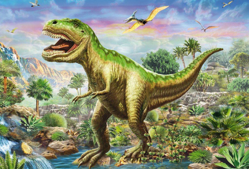 Dinoszaurusz kalandok, 3x48 db (56202) Abenteuer mit den Dinosauriern / Dinosaur Adventures – alternatív kép 2