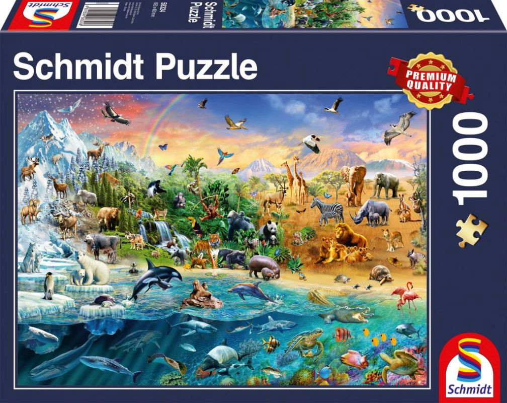Die Welt der Tiere, 1000 db (58324) Animal Kingdom, 1000 pcs – fő nézet