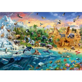 Die Welt der Tiere, 1000 db (58324) Animal Kingdom, 1000 pcs