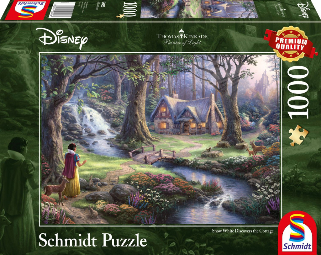 Disney, Snow White, 1000 pcs (59485) Disney, Schneewittchen – alternatív kép 1