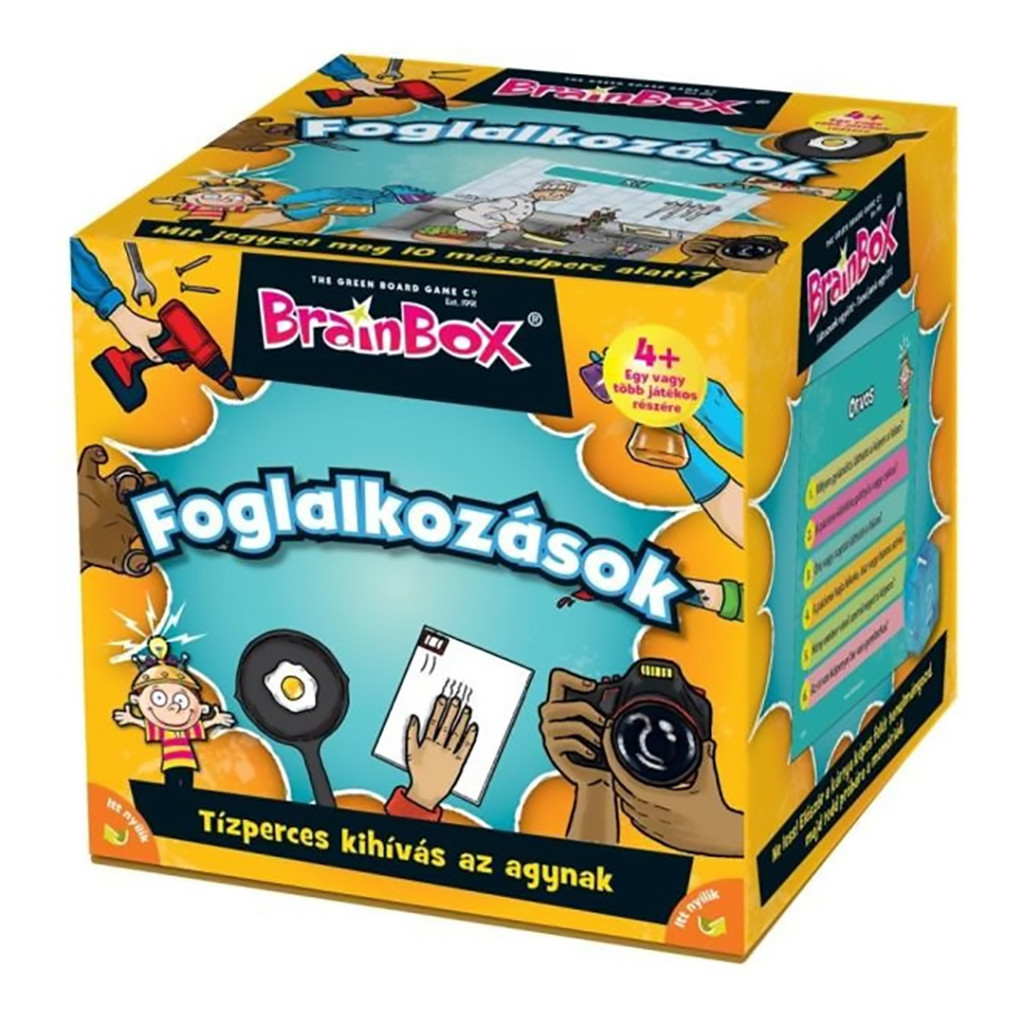 BrainBox - Foglalkozások  – fő nézet