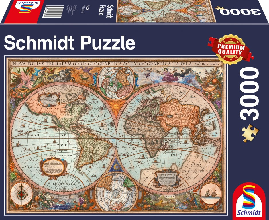 Ancient World Map, 3000 db (58328)  – fő nézet