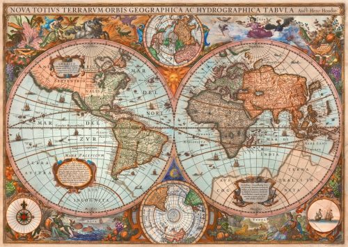 Ancient World Map, 3000 db (58328) 