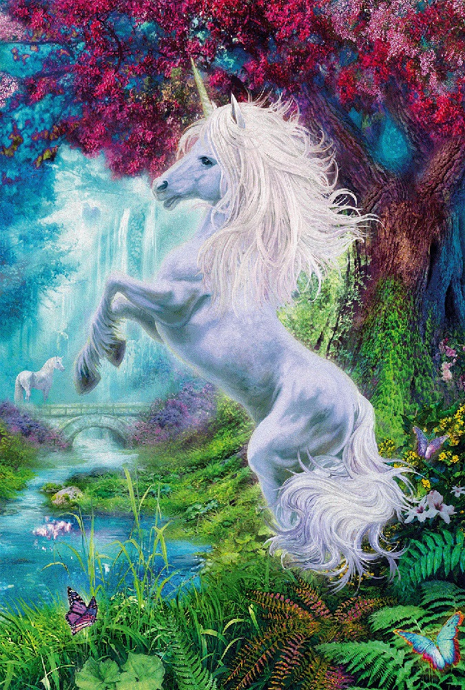 Unicorn enchanted garden, 60 db (56310) Einhorn im verzauberten Garten – alternatív kép 1