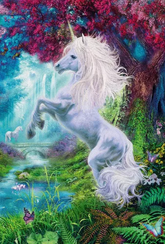Unicorn enchanted garden, 60 db (56310) Einhorn im verzauberten Garten