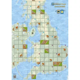 HansImGluck Carcassonne - Maps Great Britain Carcassonne - Térkép Anglia, 3–5 év, Többszínű