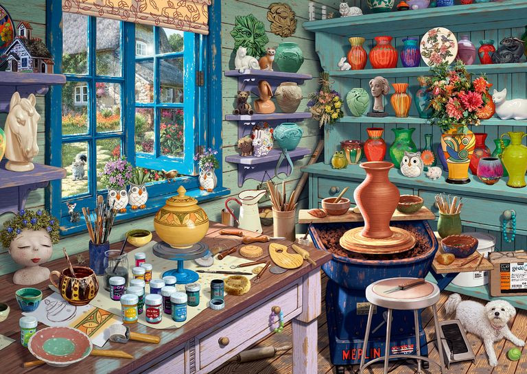 Artist studio, 1000 pcs (59656) Künstler-Atelier – fő nézet