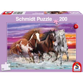 Trio of wild horses, 200 db (56356) Wildes Pferde-Trio