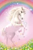 Pink unicorn, 150 pcs (56354) Rosa Einhorn