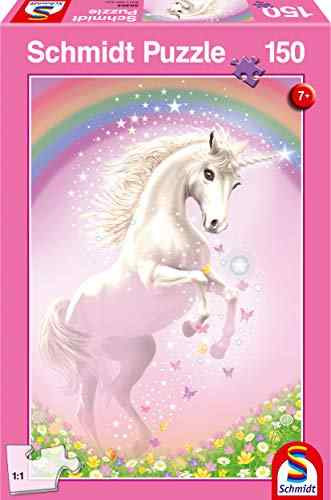 Pink unicorn, 150 pcs (56354) Rosa Einhorn – alternatív kép 1