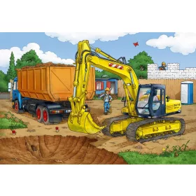   Markoló, 40 db (56350) Bagger, 40 Teile, mit add on (Bagger) Digger + SIKU