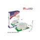 3D puzzle kicsi The White House (2542) - 64 db 