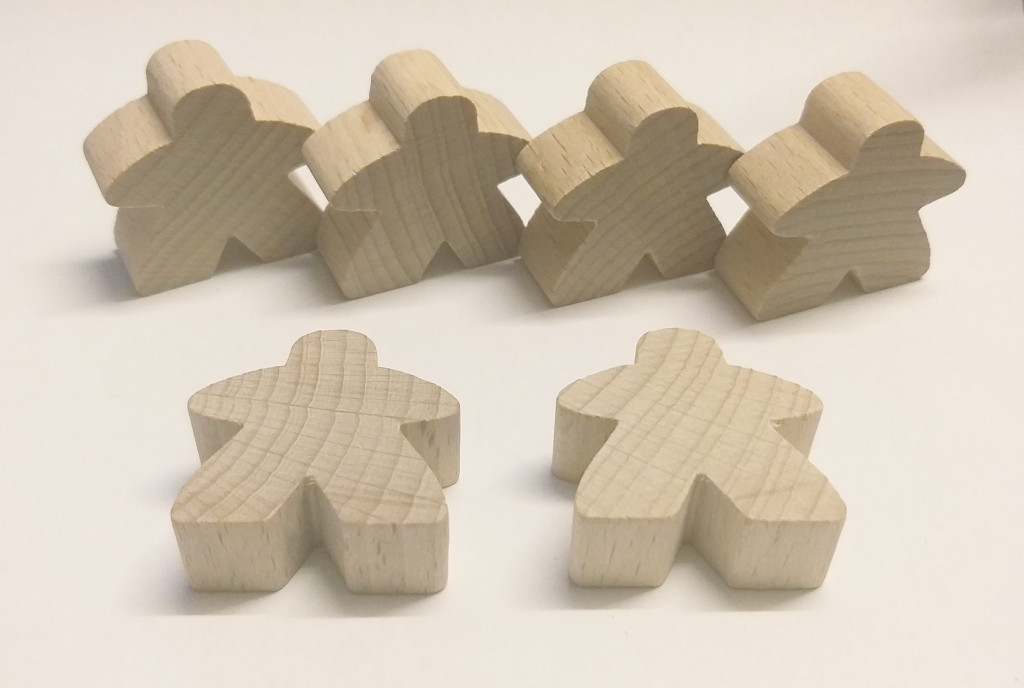 Carcassonne Big-Meeple set natúr színű  – fő nézet