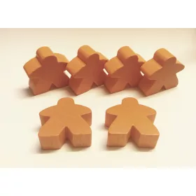 HansImGluck Carcassonne Big-Meeple set narancssárga, 3–5 év, Műanyag