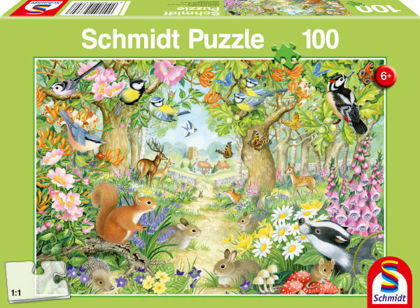 Animals in the forest, 100 db (56370) Tiere im Wald – fő nézet