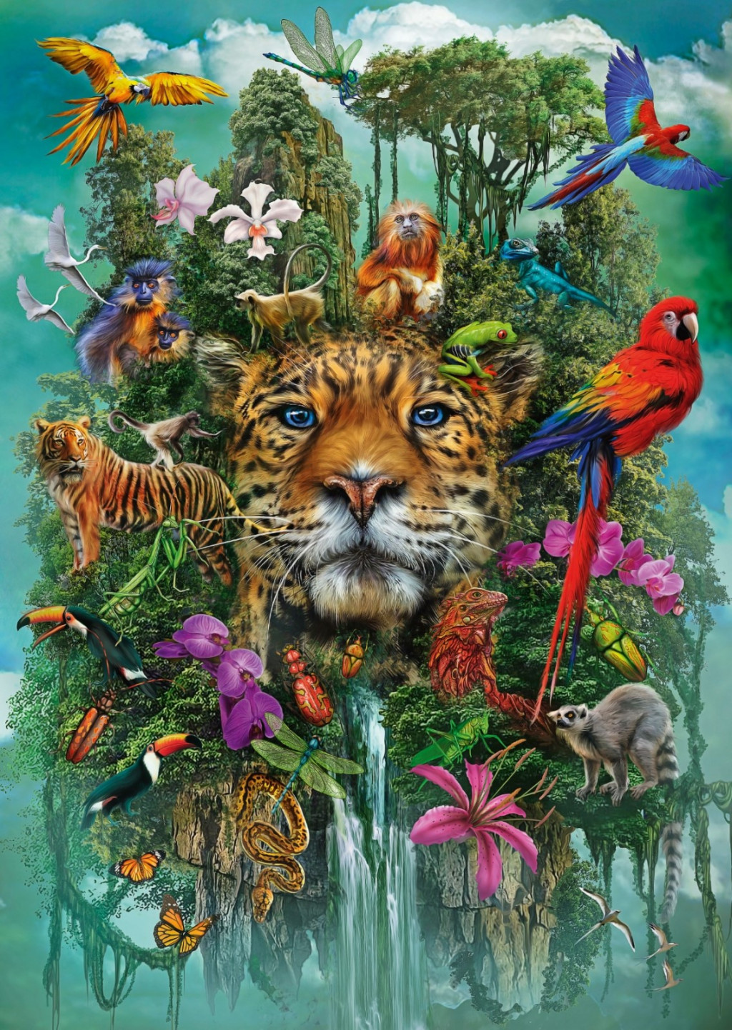 King of the jungle, 1000 db (58960) König des Dschungels – alternatív kép 1