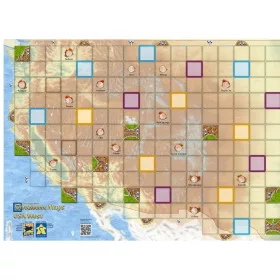 HansImGluck Carcassonne - Map Usa West, 3–5 év, Többszínű