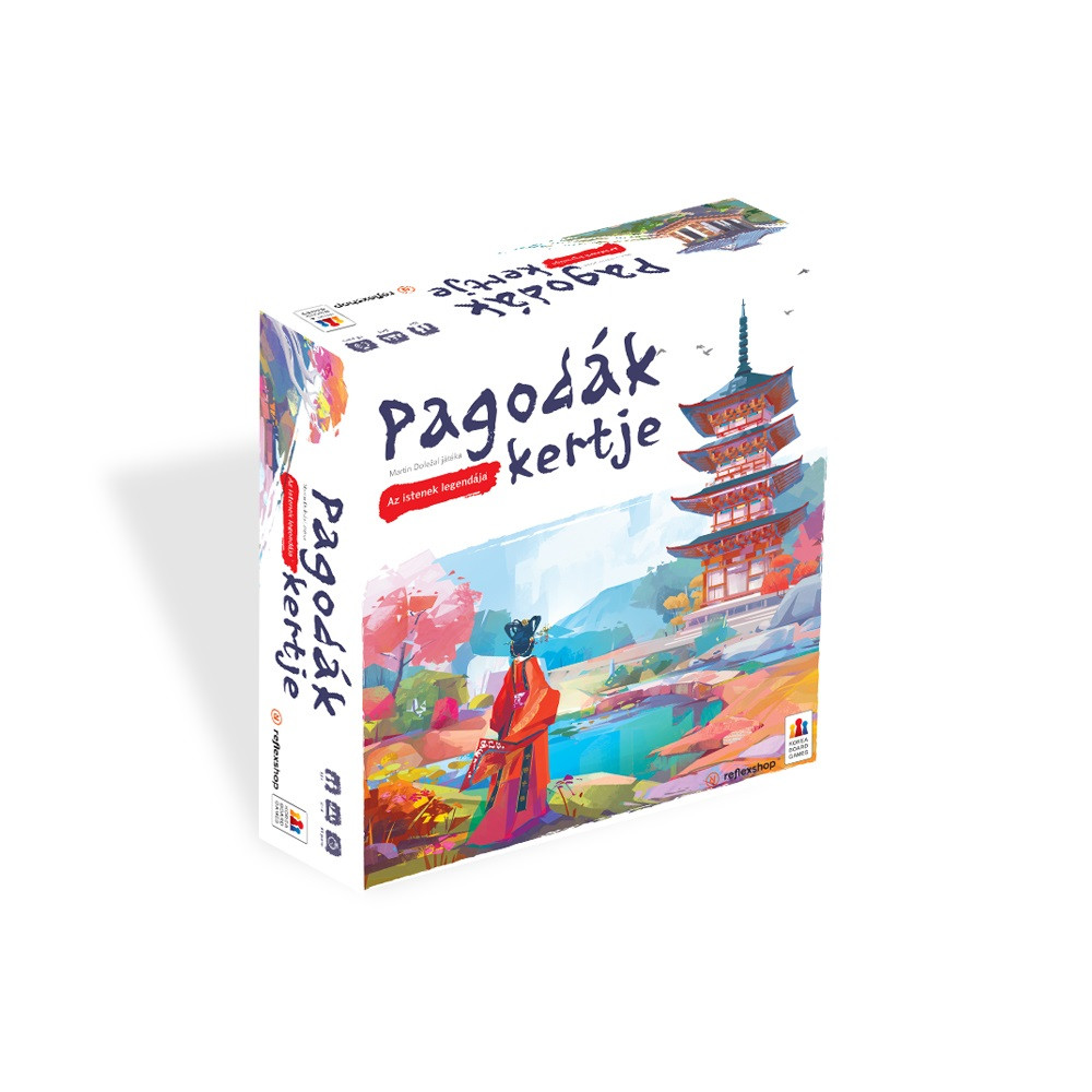 Pagodák kertje társasjáték  – fő nézet