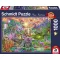 Schmidt Enchanted dragon kingdom, 1000 db (58966) Verzaubertes Drachenland, 3–5 év, Többszínű