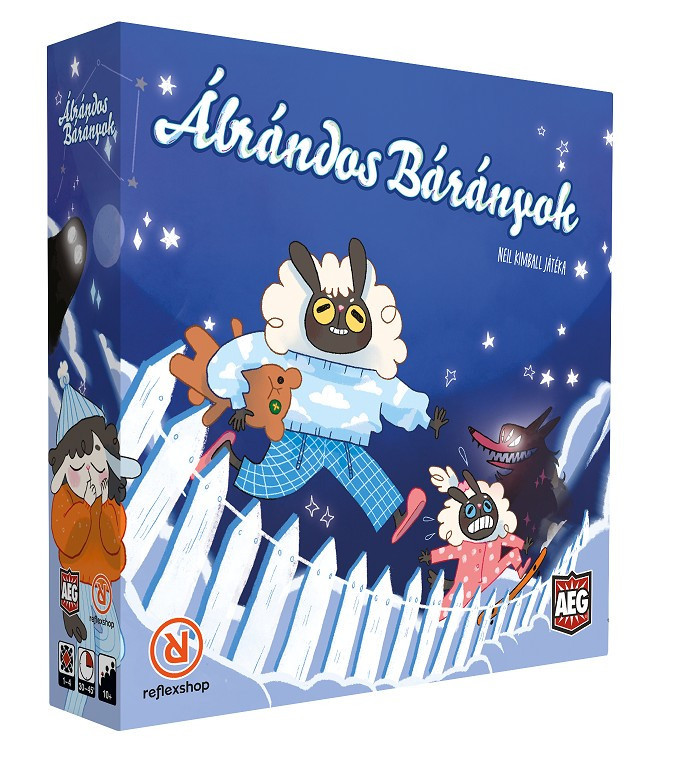 Ábrándos bárányok társasjáték  – fő nézet