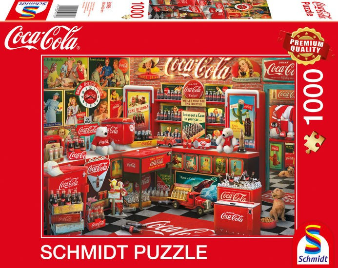 Coca Cola - Nostalgia shop, 1000 db (59915) Coca Cola - Nostalgie-Shop – fő nézet
