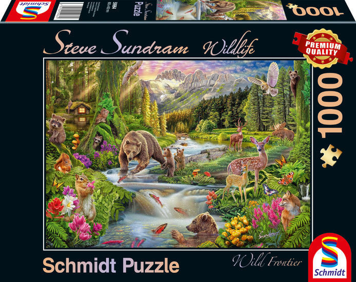Forest Animals, 1000 db (59964) Wildtiere am Waldesrand – fő nézet