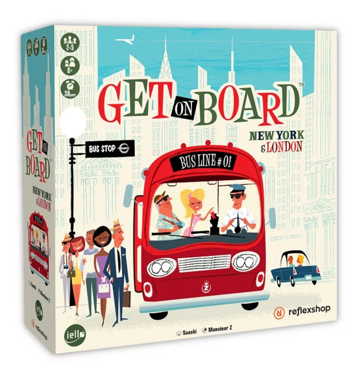 Get on Board társasjáték  – fő nézet