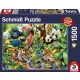 Colorful animal kingdom 1000 db (57385) Kunterbunte Tierwelt (57385)