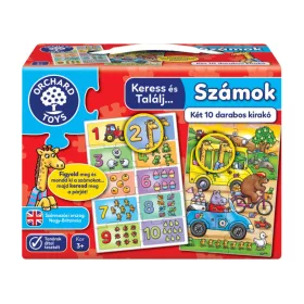ORCHARD TOYS, KERESS ÉS TALÁLJ SZÁMOK PUZZLE, 2x10 