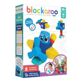 Blockaroo Magnetic Foam Blocks - Small - Plane(10pcs) 