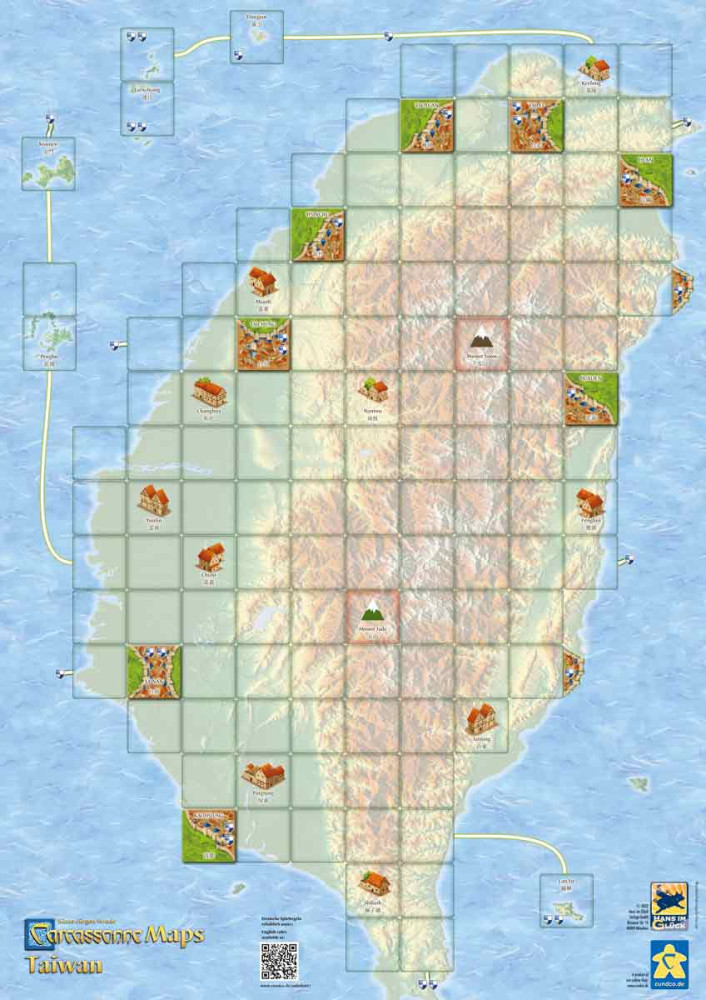 Carcassonne - Map - Taiwan  – fő nézet