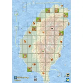 HansImGluck Carcassonne - Map - Taiwan, 3–5 év, Többszínű